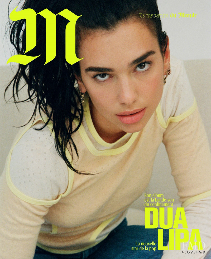 Dua Lipa featured on the M Le Monde cover from March 2021