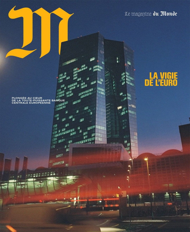  featured on the M Le Monde cover from February 2023