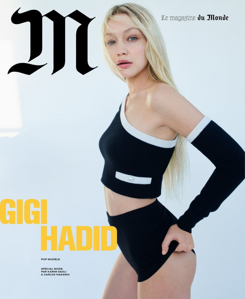 Gigi Hadid featured on the M Le Monde cover from March 2023