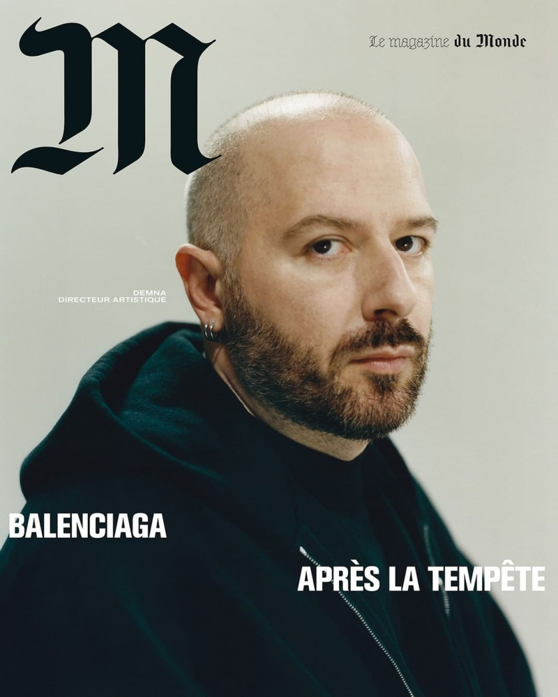 Demna Gvasalia featured on the M Le Monde cover from March 2023
