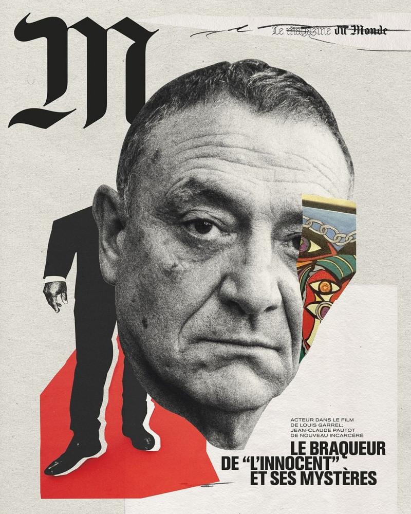 Jean-Claude Pautot featured on the M Le Monde cover from March 2023