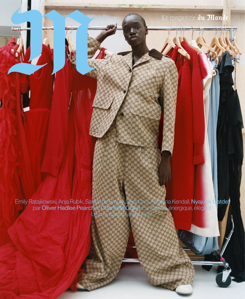 Nyajuok Gadet featured on the M Le Monde cover from November 2023