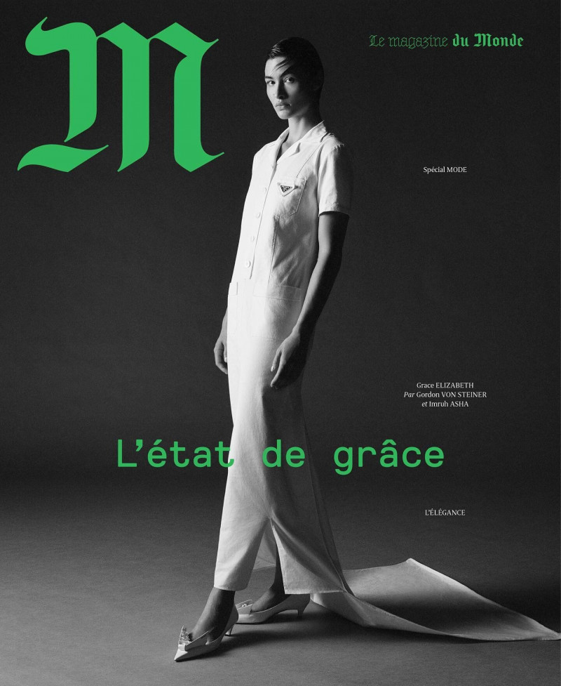 Grace Elizabeth featured on the M Le Monde cover from September 2023