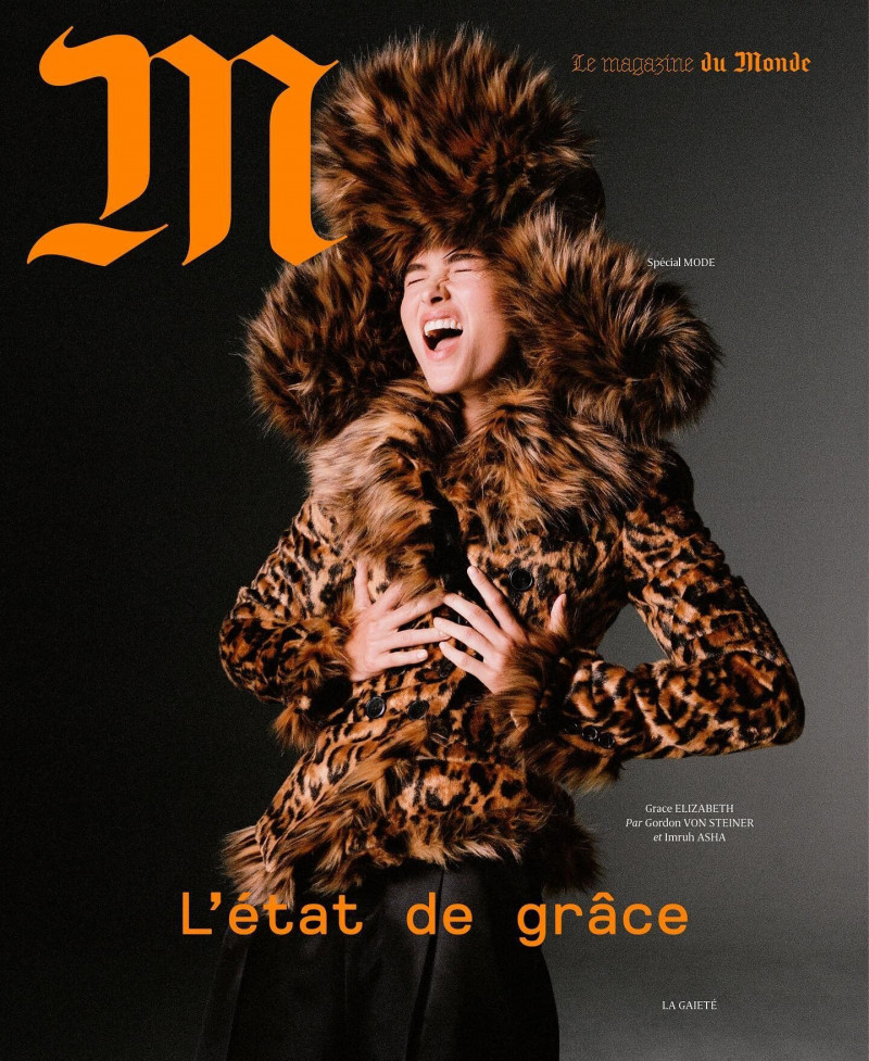 Grace Elizabeth featured on the M Le Monde cover from September 2023