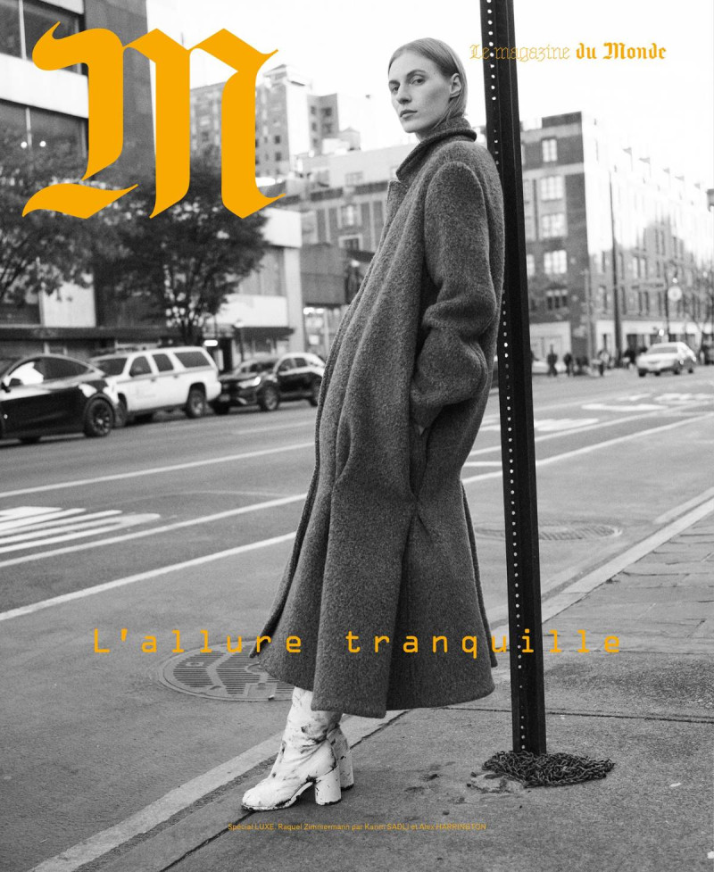 Julia Nobis featured on the M Le Monde cover from November 2024