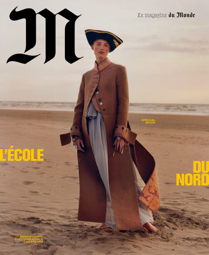 Rianne Van Rompaey featured on the M Le Monde cover from September 2024