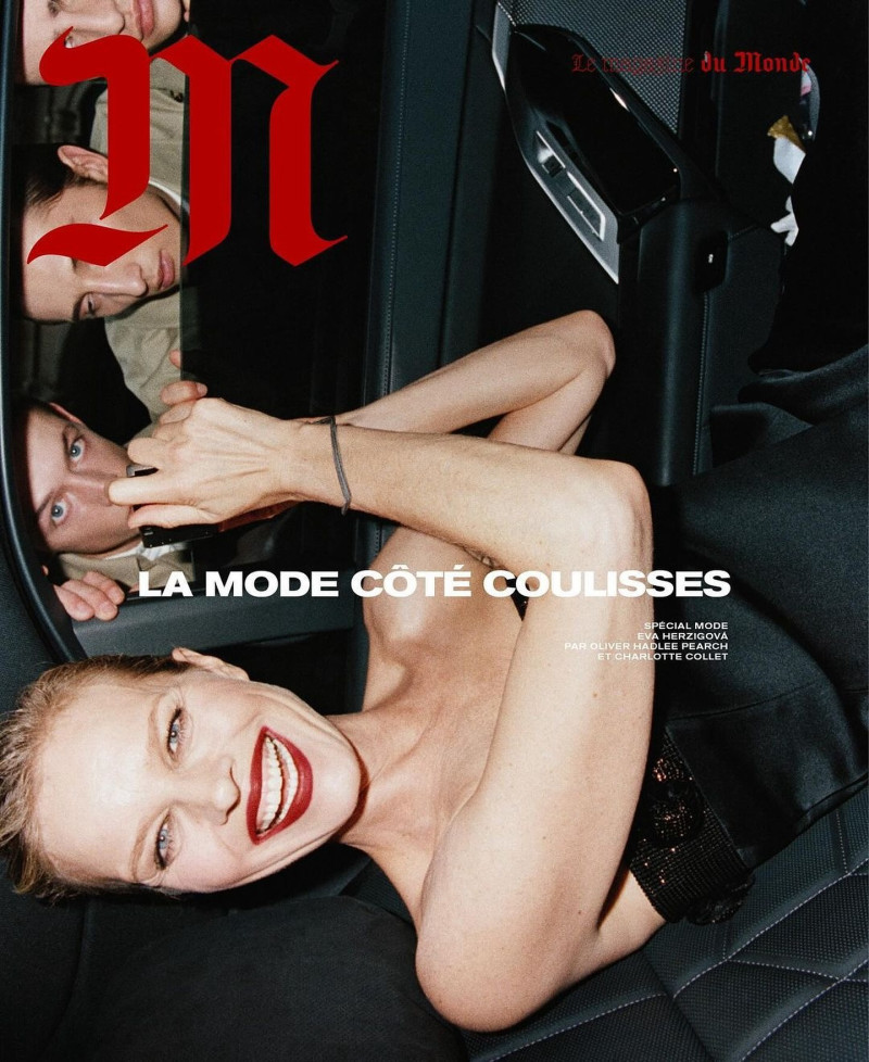 Eva Herzigova, Milo Laudenbach, Indy van Opstal, Yacine Ferroudj featured on the M Le Monde cover from September 2024