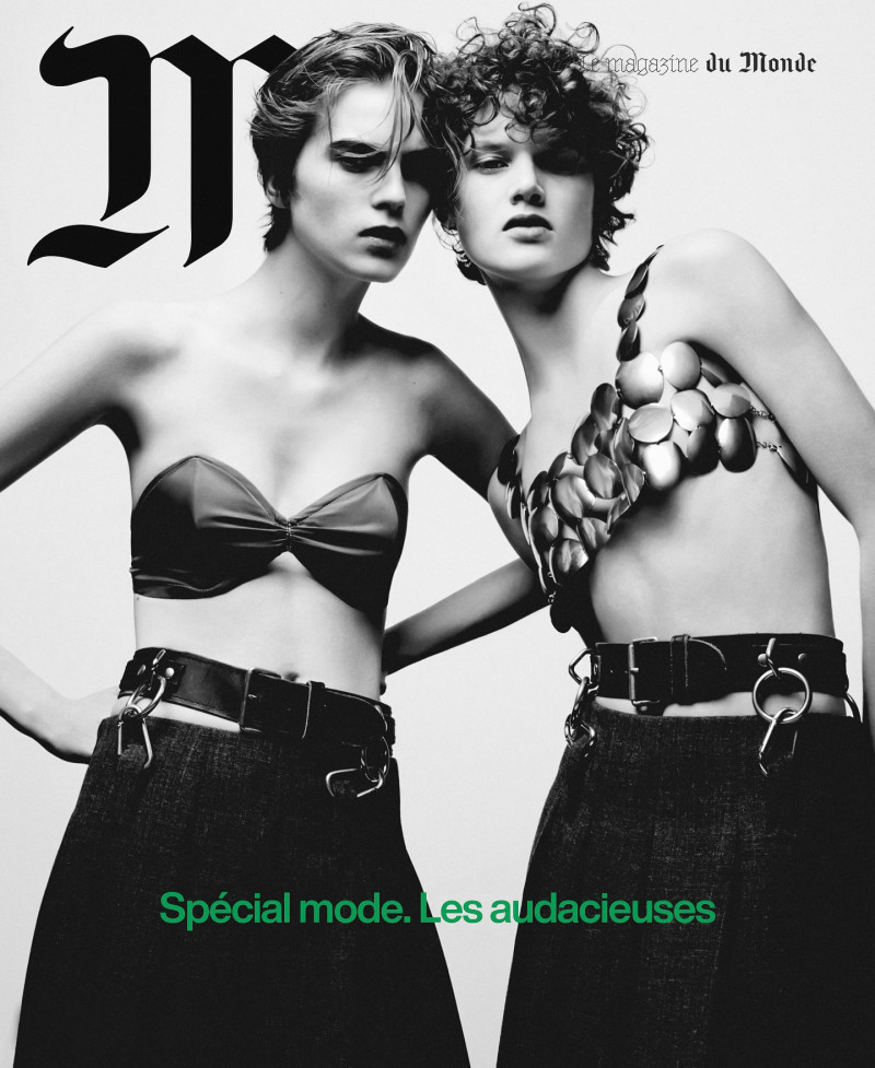 Libby Bennett, Noor Khan featured on the M Le Monde cover from March 2025