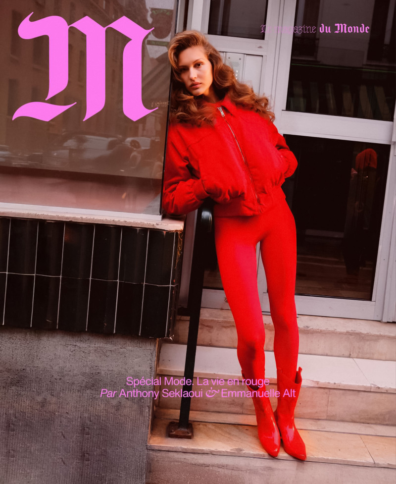 Angelina Kendall featured on the M Le Monde cover from March 2025