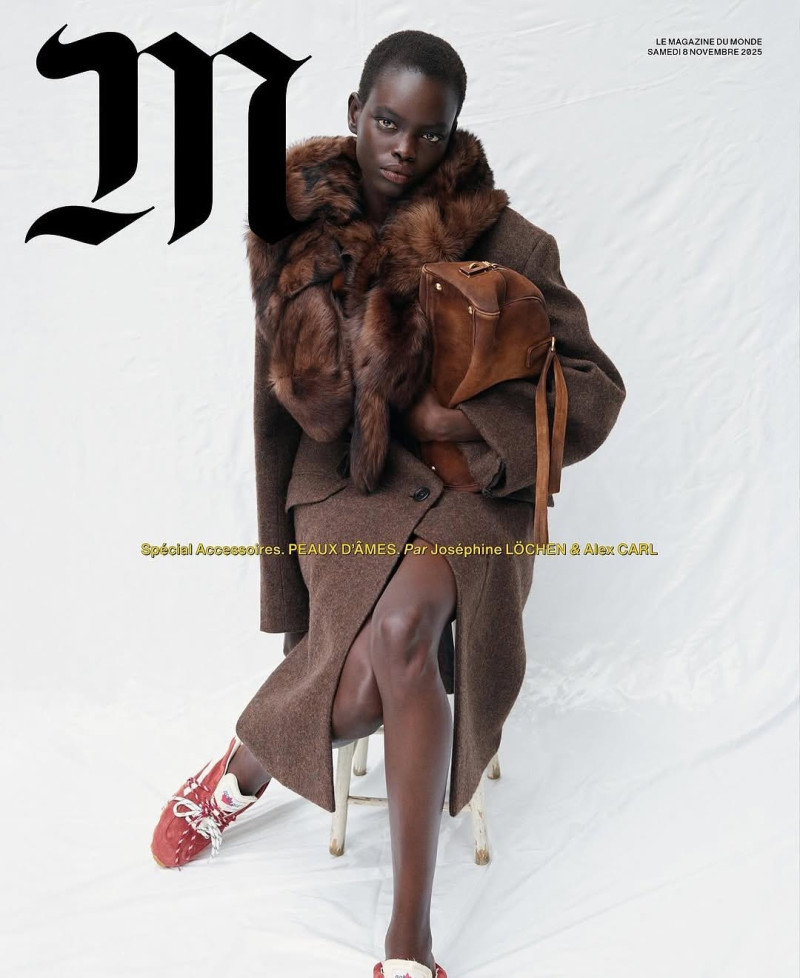Athiec Chol Malel Geng featured on the M Le Monde cover from November 2025