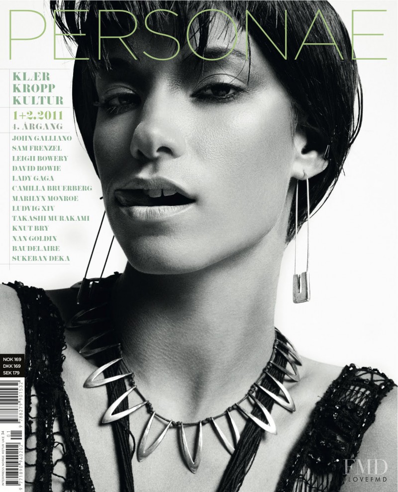 Lauren Young featured on the Personae Magazine cover from March 2011
