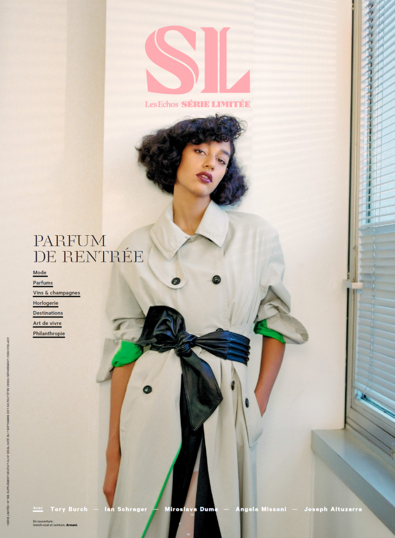 Damaris Goddrie featured on the Les Echos cover from September 2017