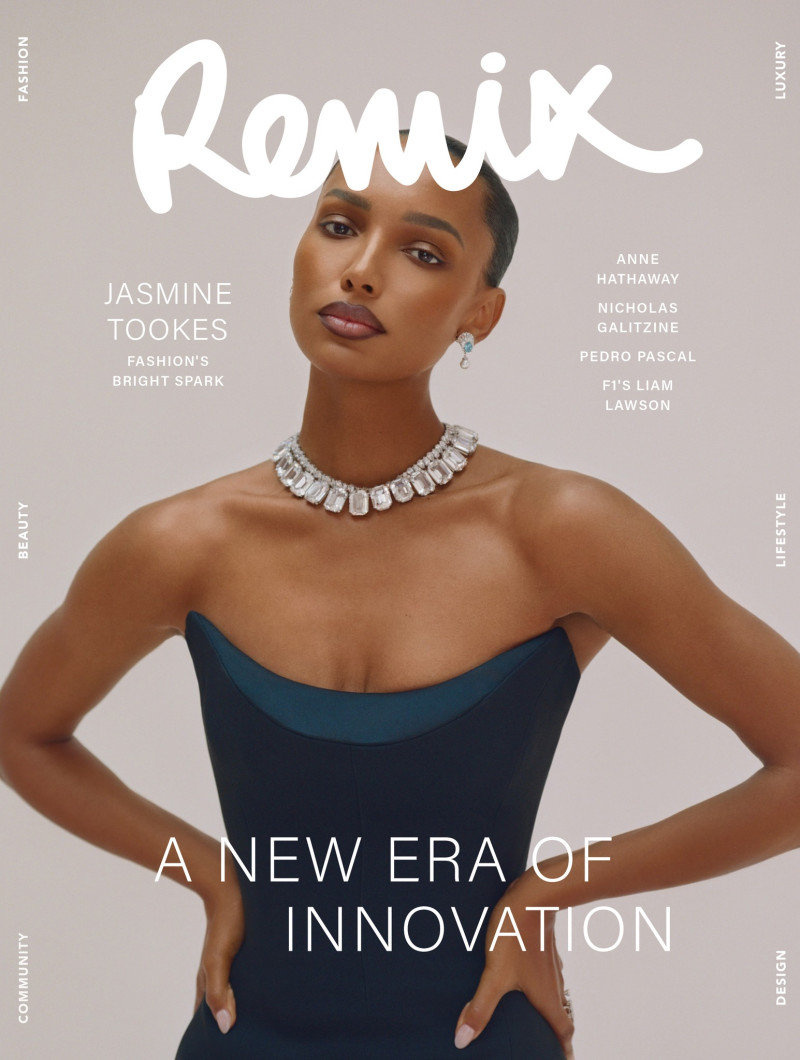 Jasmine Tookes featured on the Remix Australia cover from June 2024