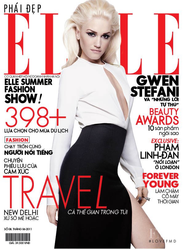 Gwen Stefani featured on the Elle Vietnam cover from June 2011