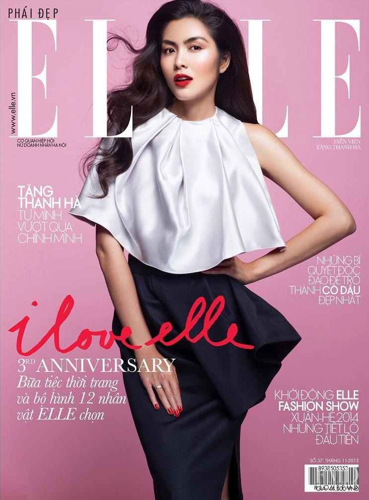 featured on the Elle Vietnam cover from November 2013