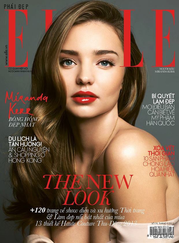 Miranda Kerr featured on the Elle Vietnam cover from September 2013