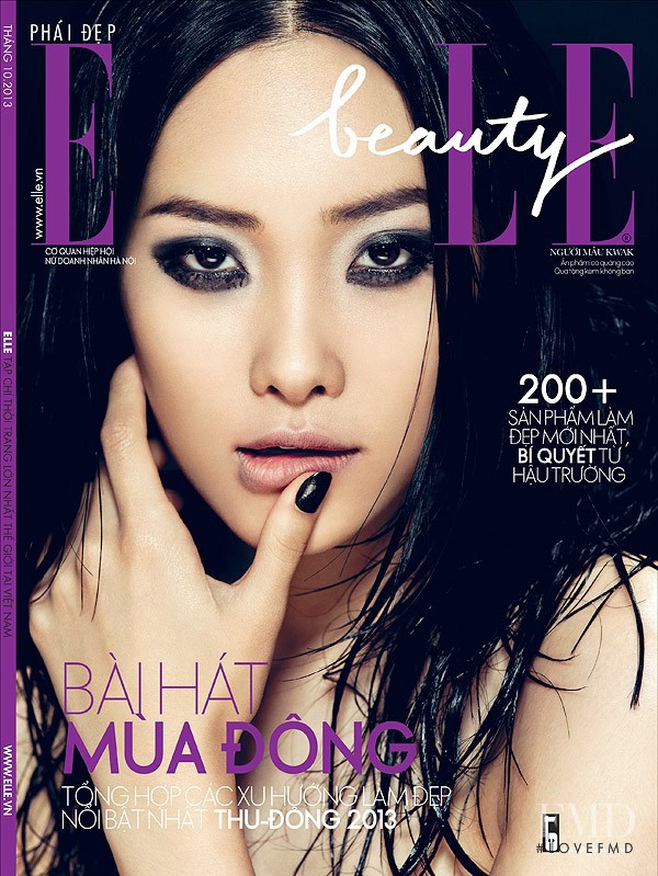 Ji Young Kwak featured on the Elle Vietnam cover from September 2013