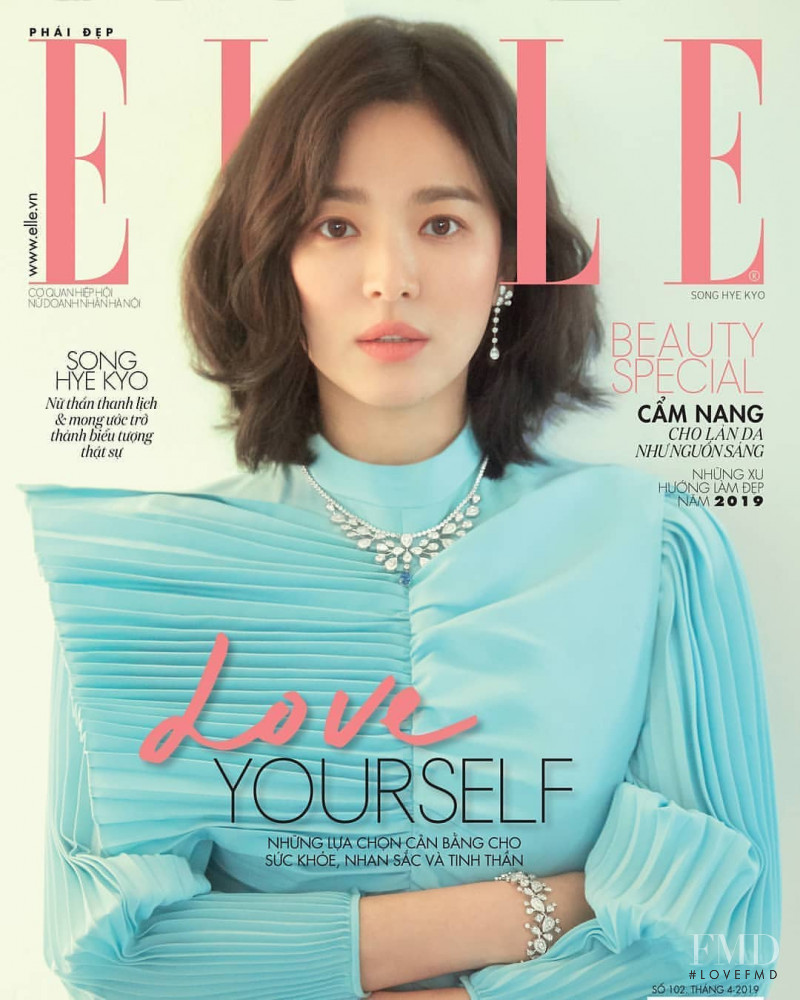 Song Hye-kyo featured on the Elle Vietnam cover from April 2019