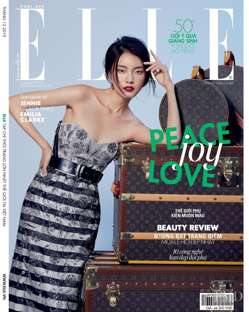 La Hee featured on the Elle Vietnam cover from December 2019
