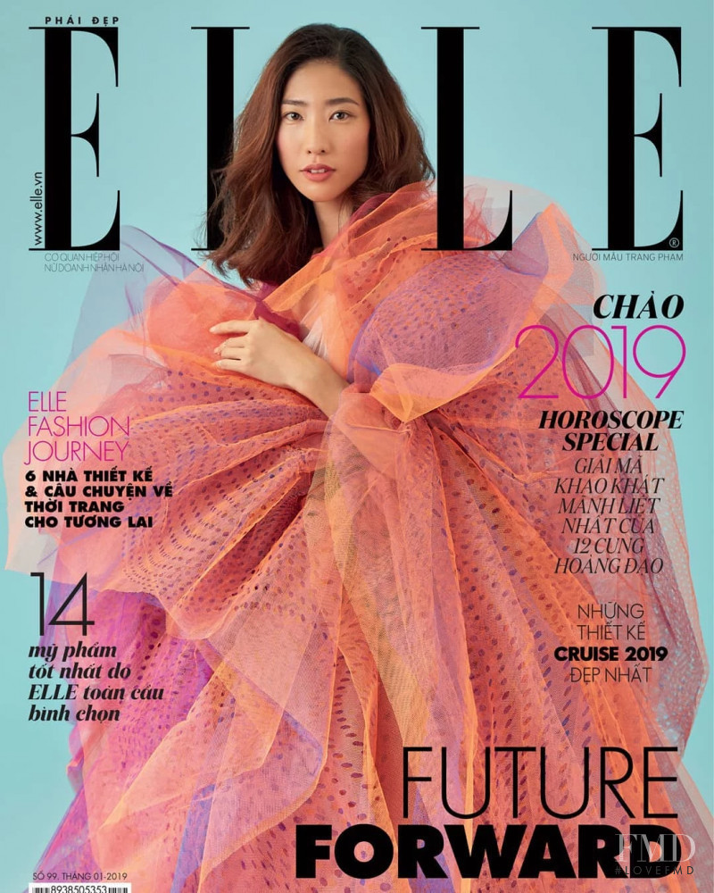  featured on the Elle Vietnam cover from January 2019