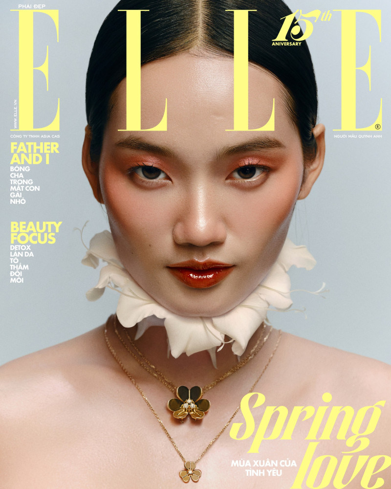 Quynh Anh Nguyen featured on the Elle Vietnam cover from January 2025
