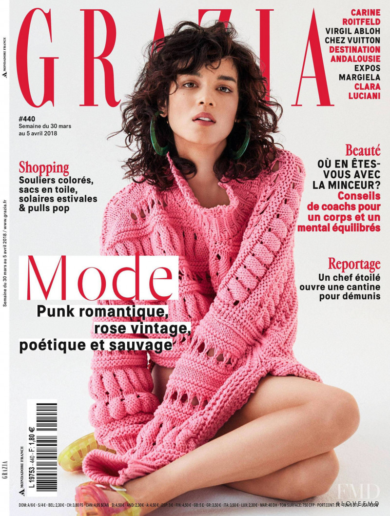  featured on the Grazia France cover from March 2018
