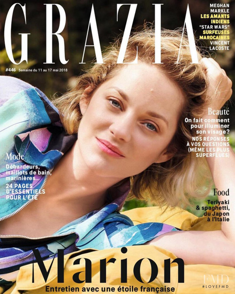  featured on the Grazia France cover from May 2018