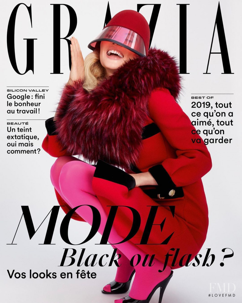 featured on the Grazia France cover from December 2019