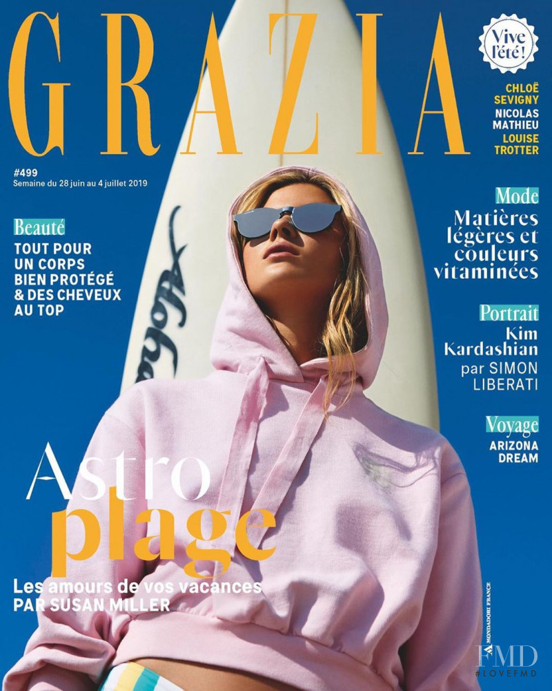 Estee Rammant featured on the Grazia France cover from June 2019