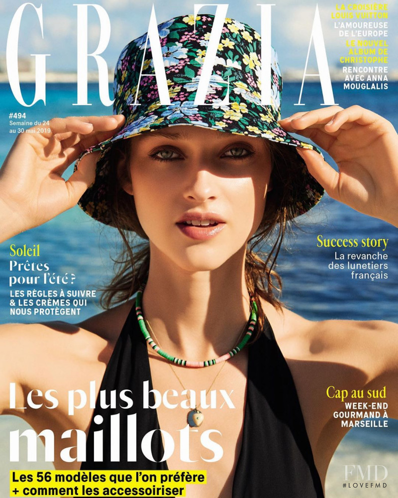  featured on the Grazia France cover from May 2019