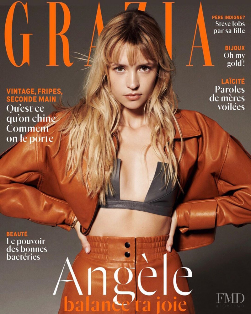 Angee featured on the Grazia France cover from November 2019