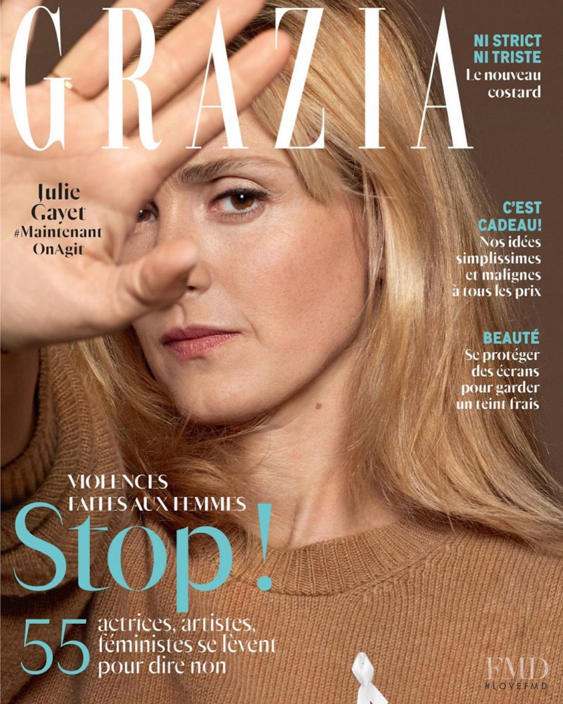  featured on the Grazia France cover from November 2019
