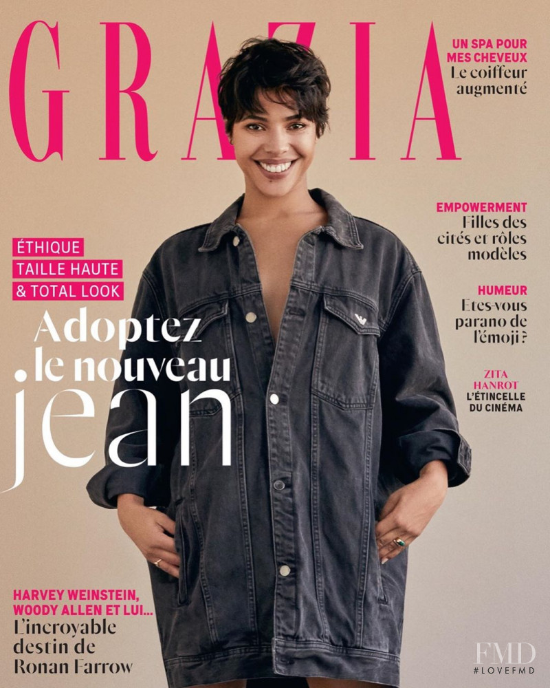  featured on the Grazia France cover from October 2019