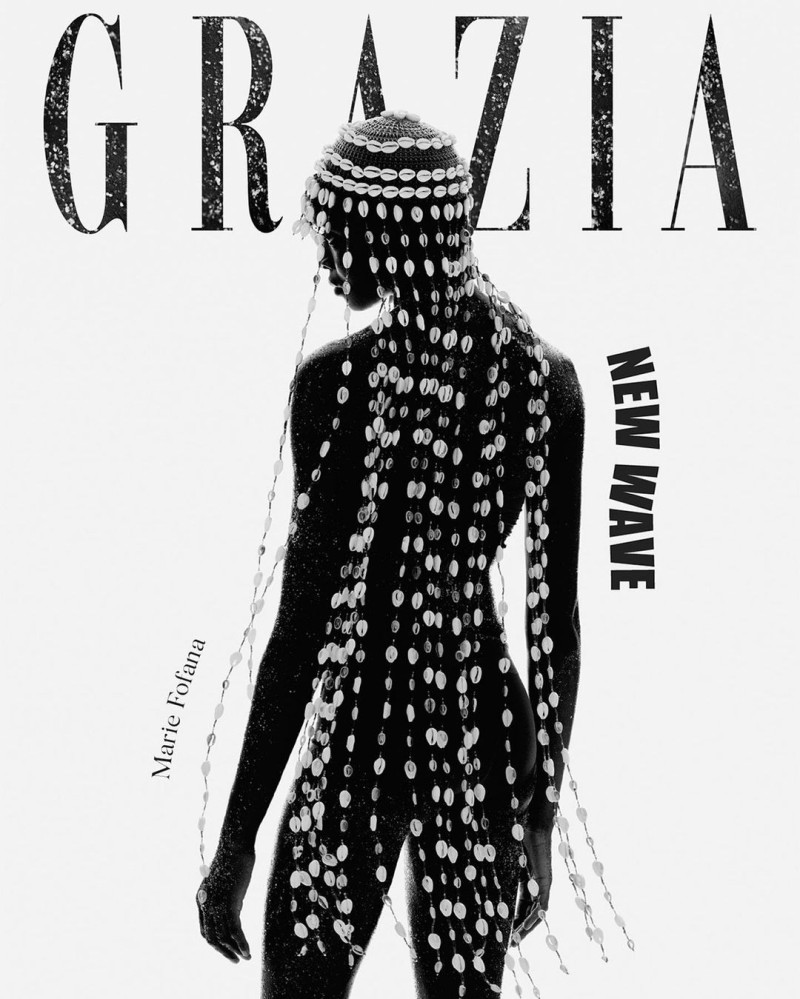 Marie Fofana featured on the Grazia France cover from November 2020