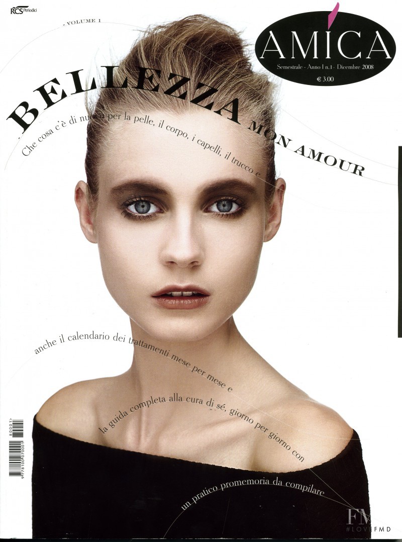  featured on the Amica Bellezza Italy cover from December 2008