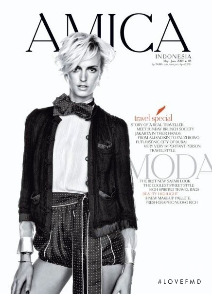Jacquetta Wheeler featured on the AMICA Indonesia cover from May 2009