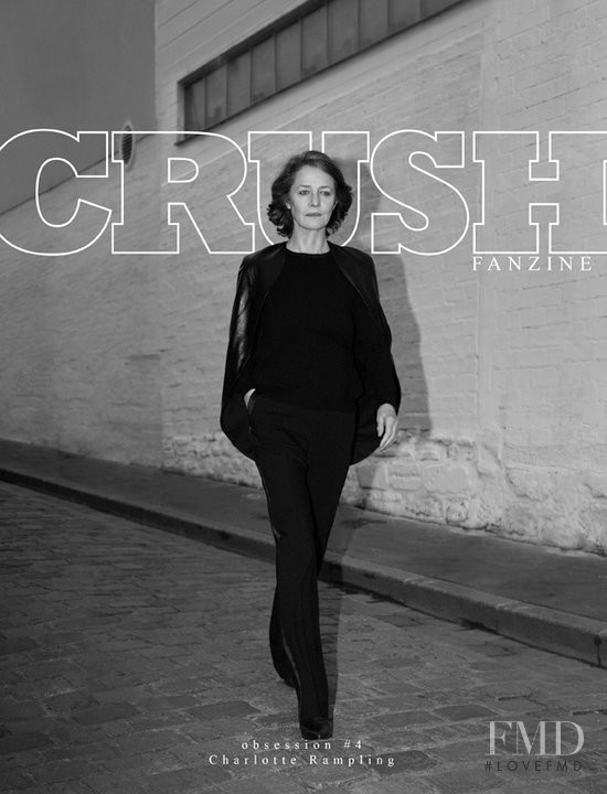 Charlotte Rampling featured on the CRUSHfanzine  cover from June 2010