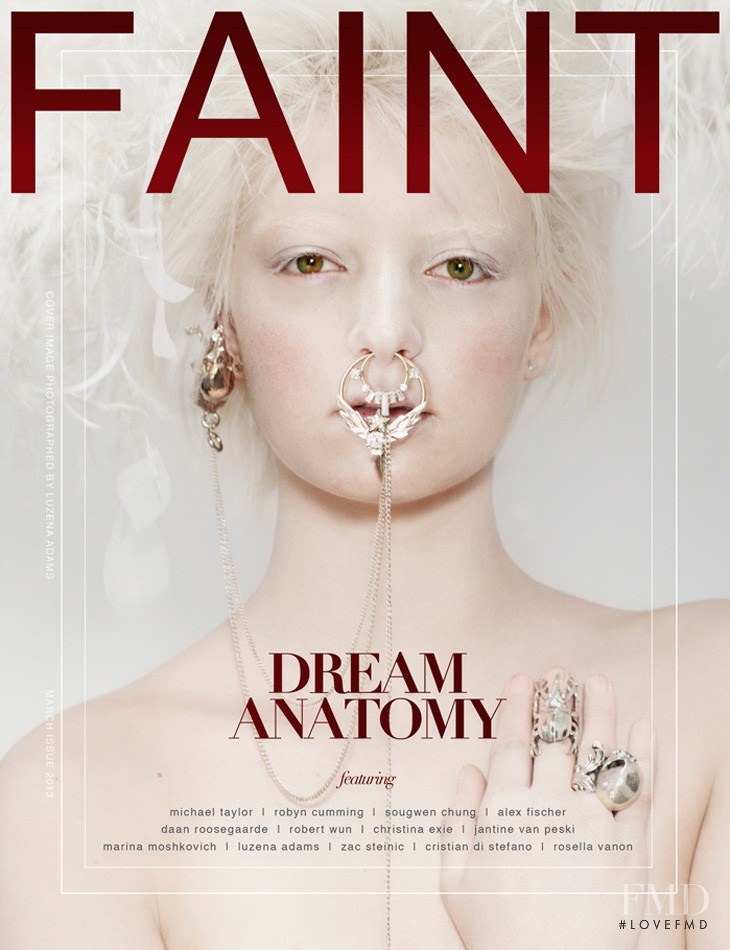 Teale Coco featured on the FAINT cover from March 2013