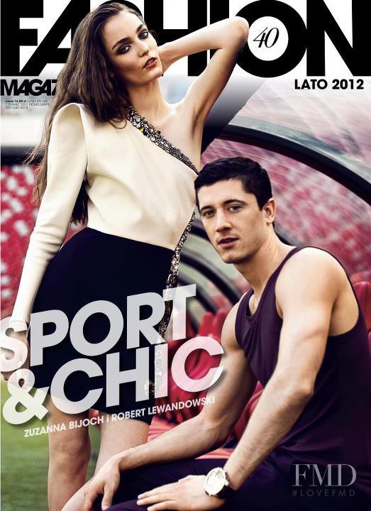 Zuzanna Bijoch featured on the Fashion Magazine cover from June 2012