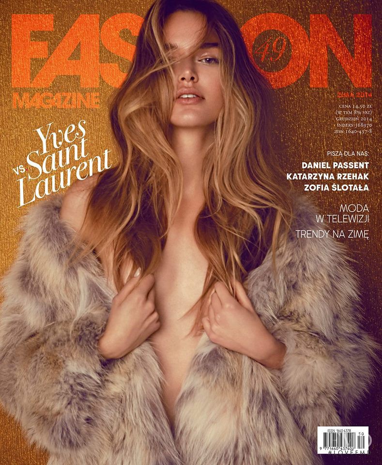 Zosia Nowak featured on the Fashion Magazine cover from December 2014