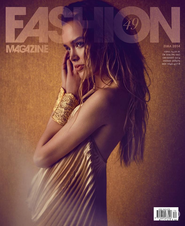 Zosia Nowak featured on the Fashion Magazine cover from December 2014