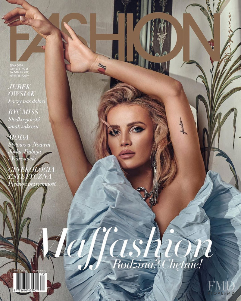 Julia Kuczynska featured on the Fashion Magazine cover from December 2019