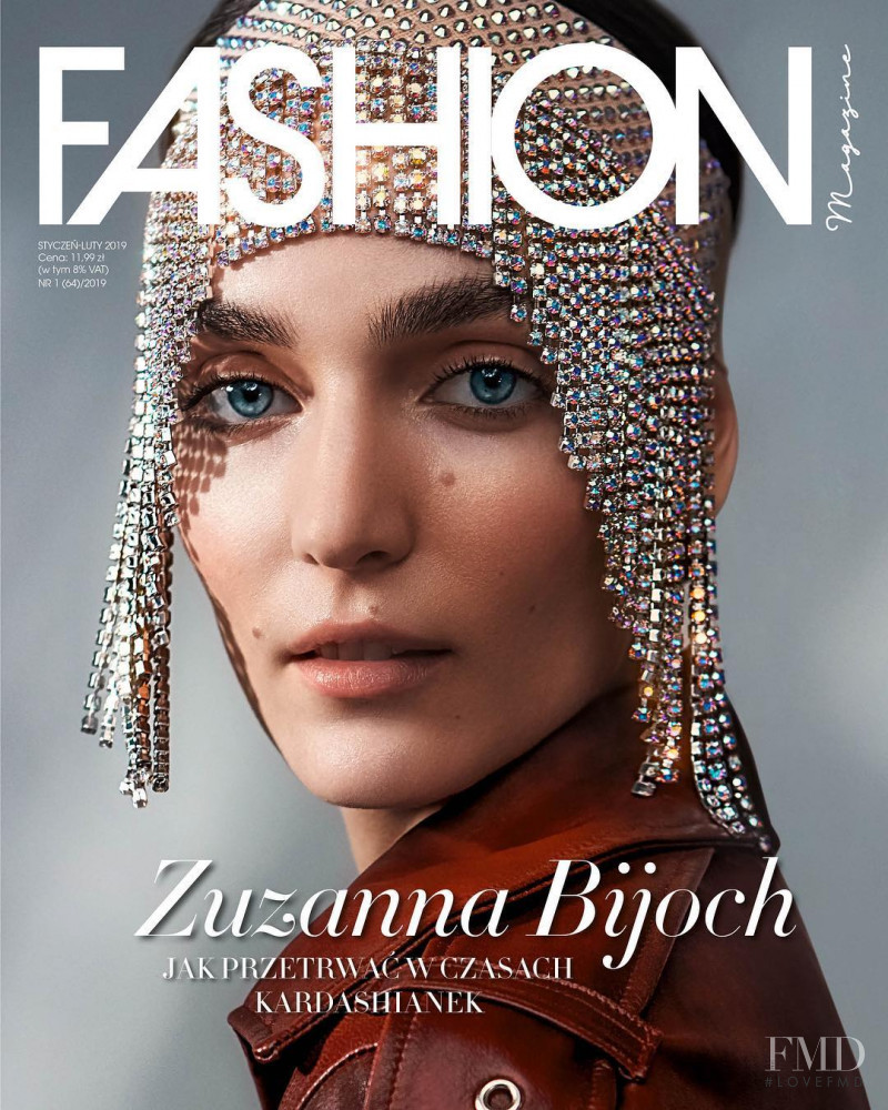 Zuzanna Bijoch featured on the Fashion Magazine cover from January 2019