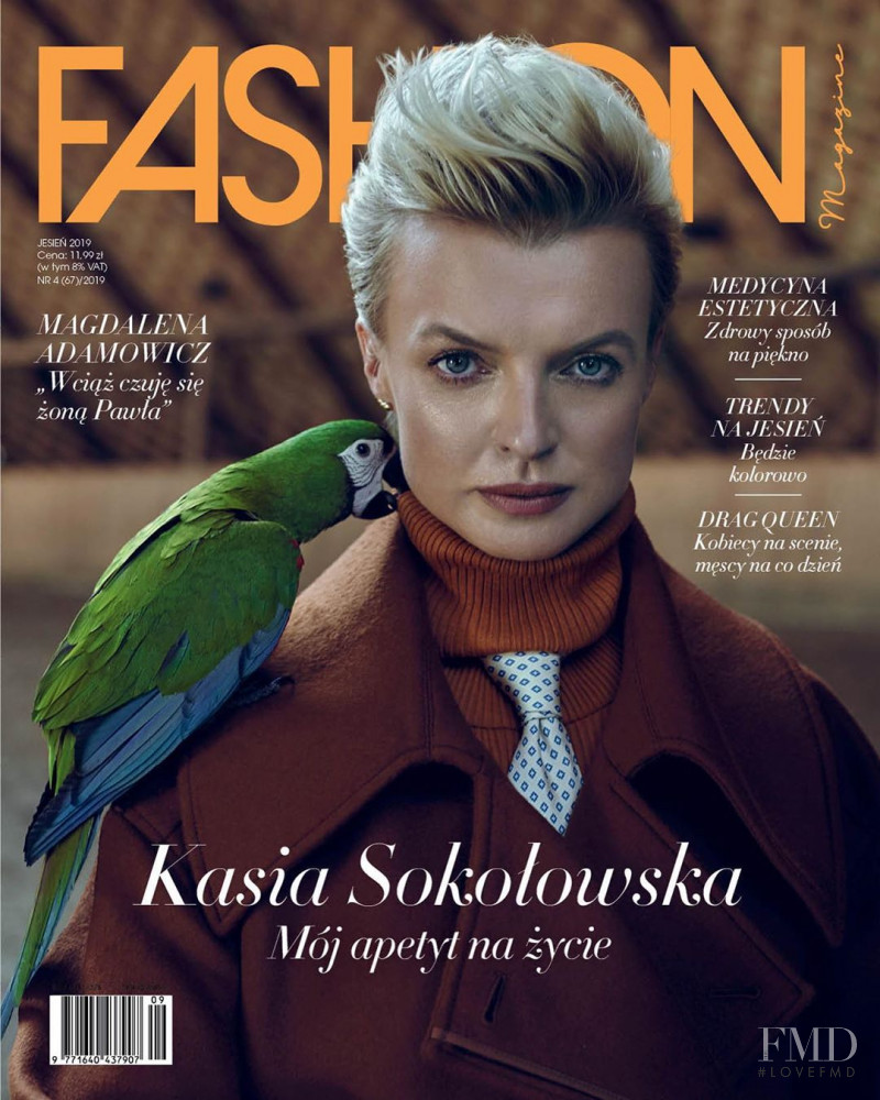 Kasia Soko?owska featured on the Fashion Magazine cover from September 2019