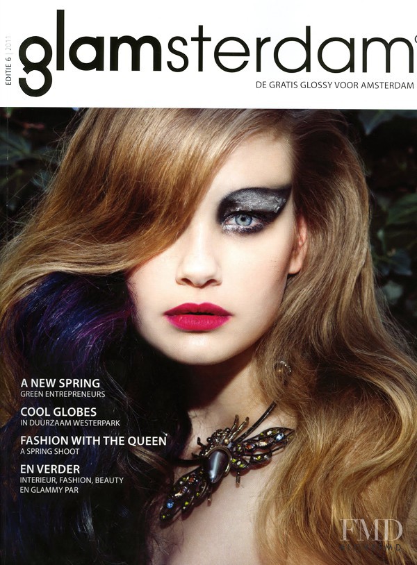 Katja Borghuis featured on the GLAMsterdam cover from March 2011