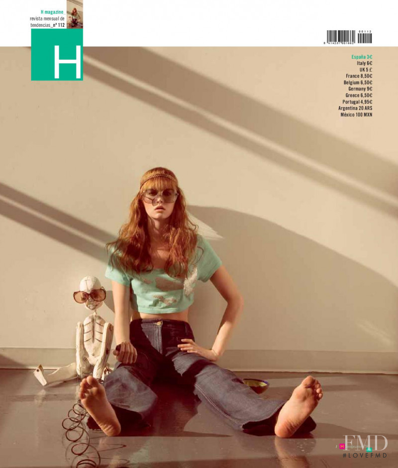 Claire B.  featured on the H Magazine cover from April 2010