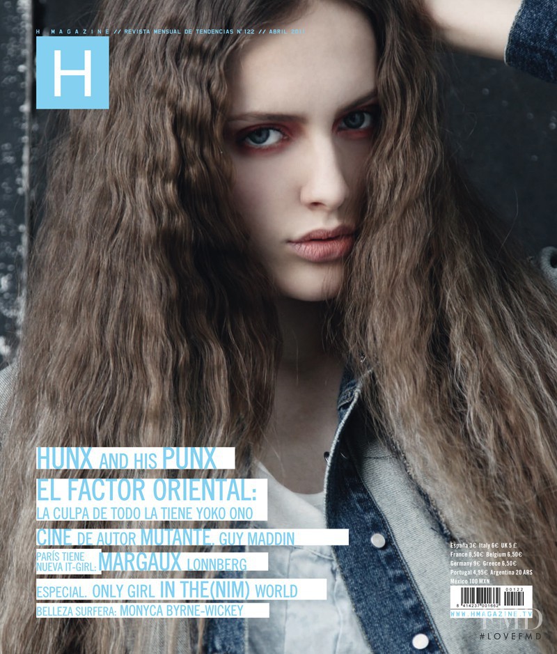 Anastasiya Skoryk featured on the H Magazine cover from April 2011
