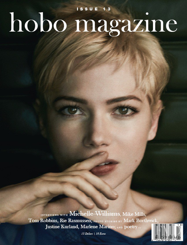 Michelle Williams featured on the HoBO cover from June 2011