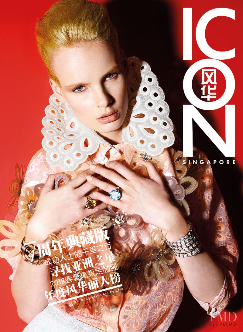 Irene Hiemstra featured on the ICON Singapore cover from April 2012