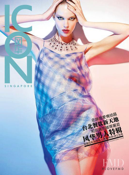 Michelle Westgeest featured on the ICON Singapore cover from February 2012